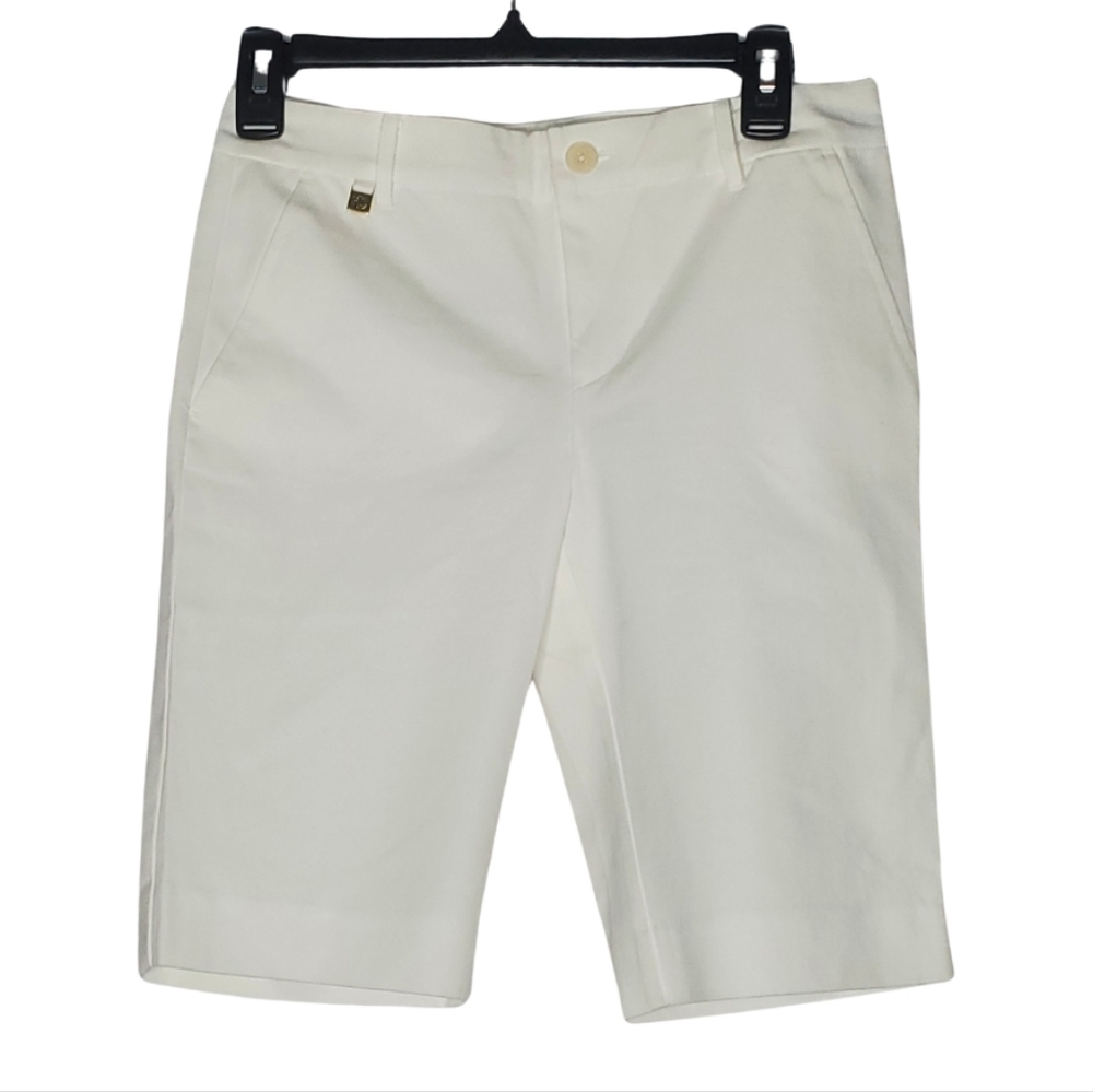 Women's White Shorts - Picture 5 of 7